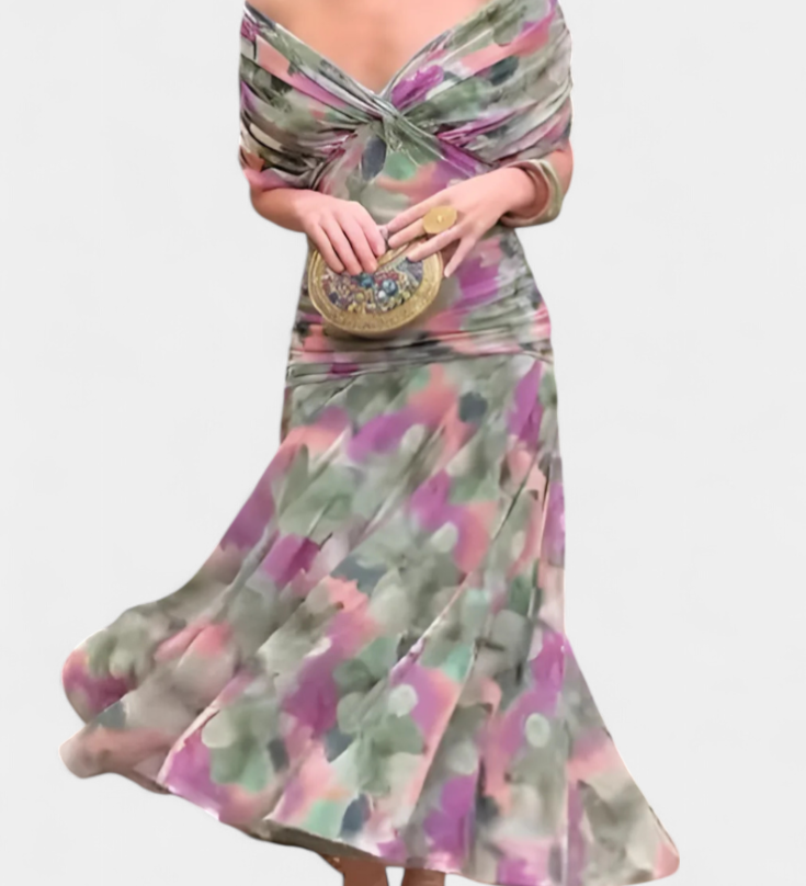 Liana – Rochie Maxi Florală