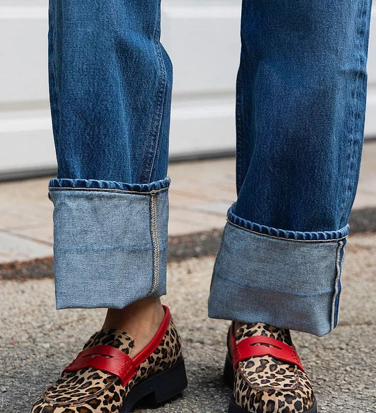 Roxana - Mocasini cu model sălbatic