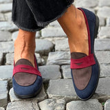 Silvia - Mocasin elegant bicolor