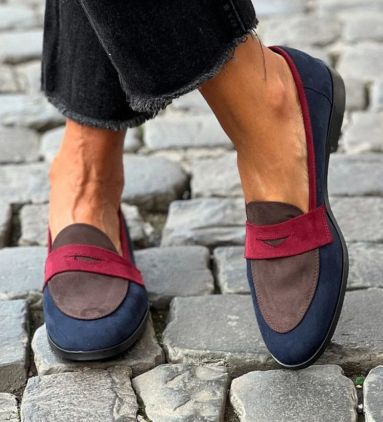 Silvia - Mocasin elegant bicolor