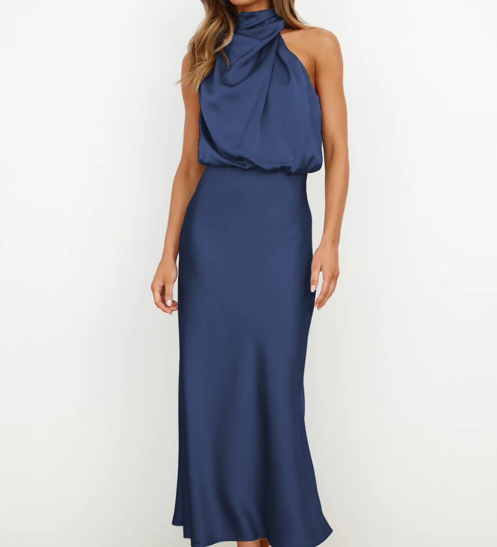 Emanuela – Rochie Lungă Elegantă cu Croială Clasică