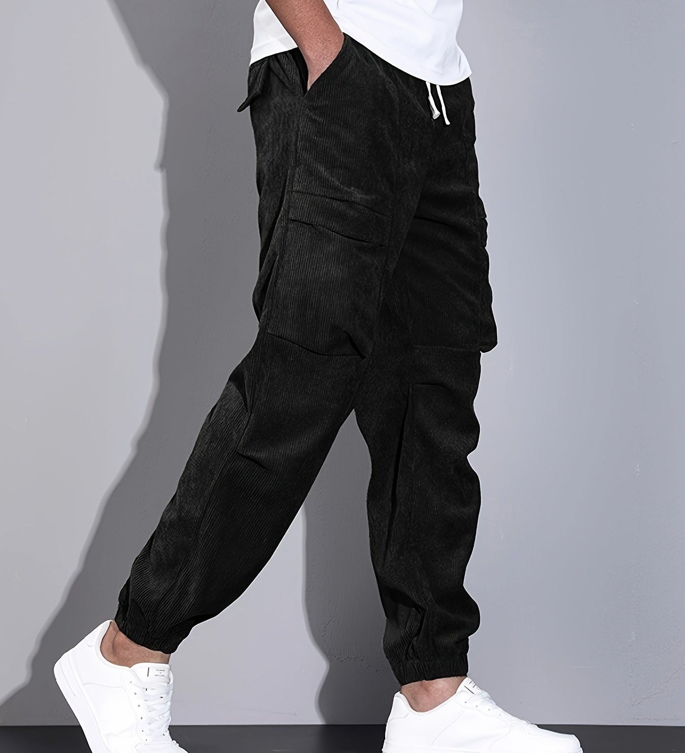 Roy | Pantalon Cargo Din Corduroy