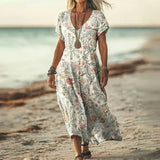 Elisabeta – Rochie Vaporoasă Batik