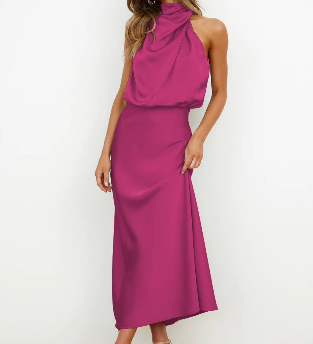 Emanuela – Rochie Lungă Elegantă cu Croială Clasică