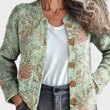 Ionela | Cardigan cu imprimeu vegetal