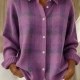 Rebeca | Cardigan caroiat lejer