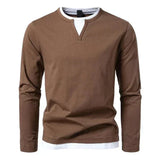 Alwin | Tricou cu mânecă lungă premium din bumbac pieptănat