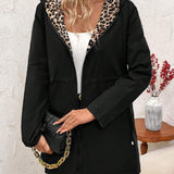 Amalia – Jachetă Reversibilă cu Imprimeu Leopard