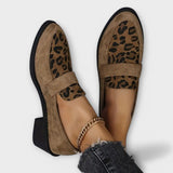 Karla - Pantofi eleganti pentru dame cu imprimeu leopard