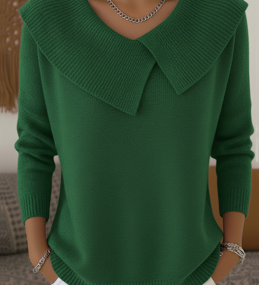 Lucia | Pulover Cald cu Guler Moale
