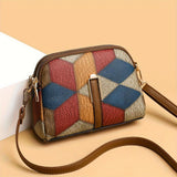 Clio — Mini Geantă Crossbody Patchwork