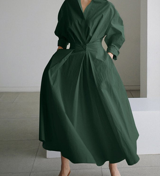 Clemența – Rochie Lungă Fluidă