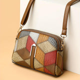 Clio — Mini Geantă Crossbody Patchwork