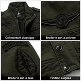 NATHAN | JACKET MILITAR STRUCTURAT