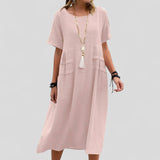 Mălina – Rochie Midi cu Buzunare