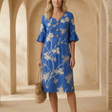 Rucsandra – Rochie Midi Brodată