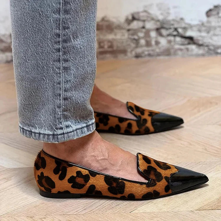 Vera - Mocasini fermecători cu imprimeu leopard