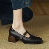 Emilia – Pantofi tip T-strap, în stil vintage