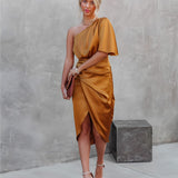 Doina – Rochie Midi cu Siluetă Delicată
