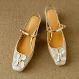 Matilda – Pantofi eleganți pentru femei, cu detaliu floral