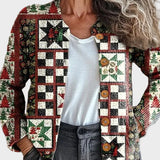 Evelina - Pulover festiv în stil patchwork