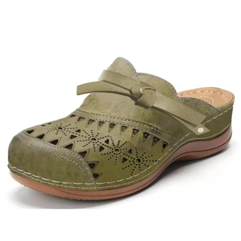 Nedeia – Saboți Casual cu Design Decupat