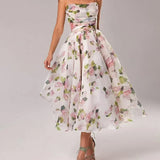 Mădălina – Rochie Midi Florală