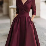 Maria – Rochie Midi Elegantă