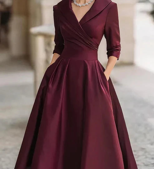 Maria – Rochie Midi Elegantă